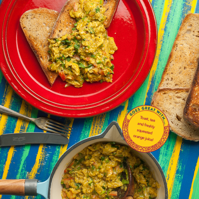 Parsi Scrambled Eggs