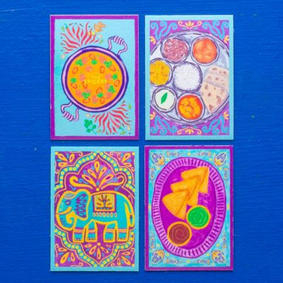 A Set of 4 Curry Legend Magnets